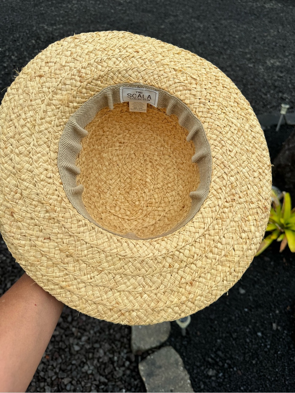 Scala Collection Raffia Straw Sun Hat Beach Resort Boho One Size - Picture 9 of 9